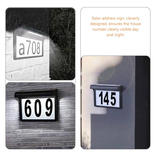 Panneau d'adresse lumineux solaire pour ne plus rater les livraisons la nuit