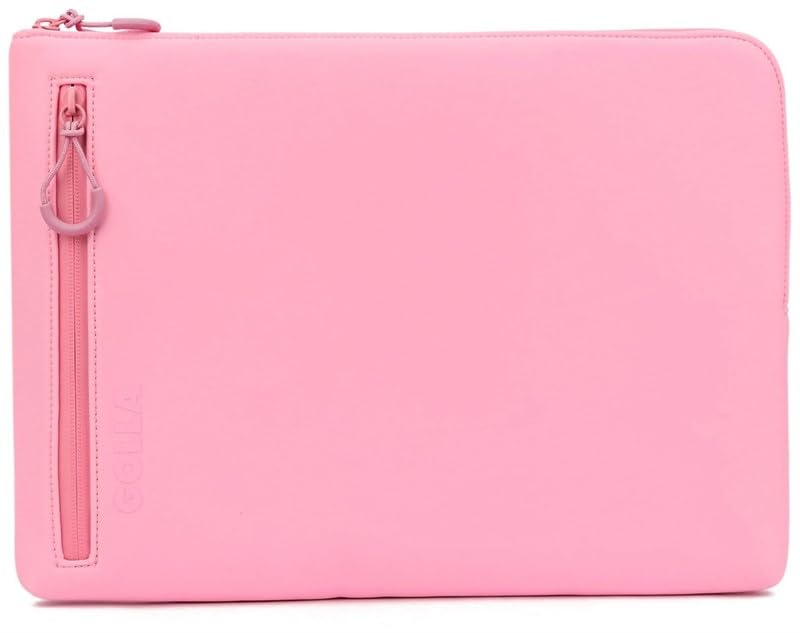 Golla Torba na laptopa/wodoszczelna torba na laptopa z neoprenu/do MacBooka, Asus i innych notebooków/elegancka osłona na laptopa/zamek błyskawiczny z powłoką neoprenową / 13 cali/różowa