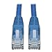 Tripp Lite N201010BL CAT6 Snagless Molded Patch Cable, 10 ft, Blue