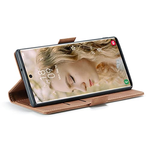 Capa Capinha Flip Couro Para Samsung Galaxy S22, S22+ Plus e S22 Ultra Wallet Case Caseme Premium (M