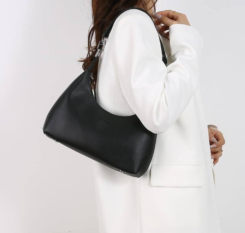 Versatile PU Oval Soft Leather Handbag with Zipper – Stylish & Portable for Travel & Daily Use3