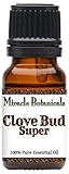 Miracle Botanicals Madagascar Clove Bud Super Essential Oil - 100% Pure Eugenia Caryophyllata - Therapeutic Grade -10ml