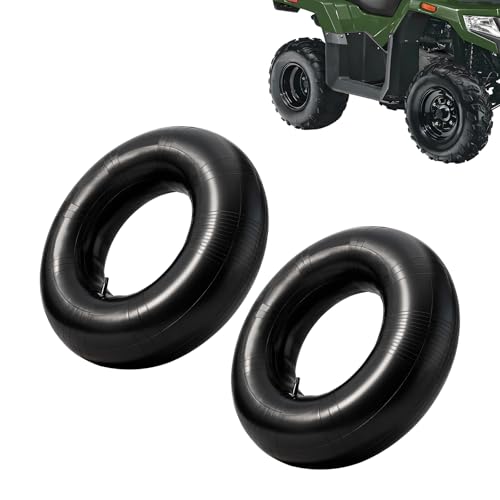 2 Pcs 25x10-12 ATV Inner Tubes with TR6 Valve Stem Butyl rubber for UTVs-Golf Carts-Mowers