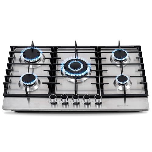 Opiniones y reviews de Parrillas Empotrables Home Depot los 5 más buscados. 46 Parrilla De Gas Empotrable 5 Quemadores | Acero Inoxidable | 76 cm | Gas LP Y Gas Natural | Encendido Electrónico - Fácil Limpieza