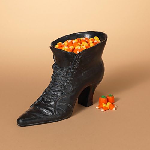 One Holiday Way Vintage Retro Witch Boot Halloween Candy Bowl - Witch Shoe Candy Dish