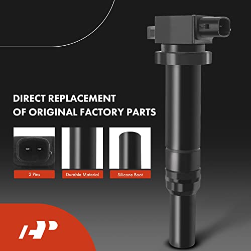A-Premium Set of 6 Ignition Coil Pack and Iridium Spark Plugs Compatible with Hyundai Santa Fe 2007-2009 & Kia Optima 2006-2010, Rondo 2007-2011, V6 2.4L 2.7L by A-Premium - Image 4