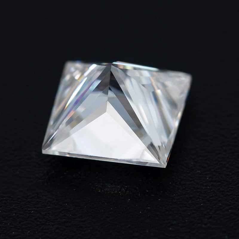 Miniatura 3 de Real D - Probador de diamantes de imitación de moissanita de corte de princesa suelta VVS1 para hacer joyas con informe GRA