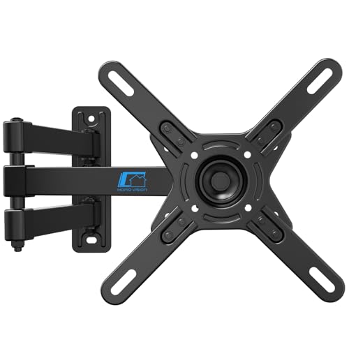 HOME VISION Long Reach Full Motion TV Wall Mount for 17-42 Inch Flat Curved Screen TV, [360° Rotation] [180° Swivel] [21.9