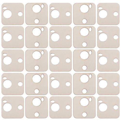 Angoily 100 Stück Holz Stickgarn Organizer für Kreuzstich Nähen Spulenhalter zur Garnaufbewahrung Kompakte Selbstgemacht Nähgarn Organisation für Atelier Zuhause