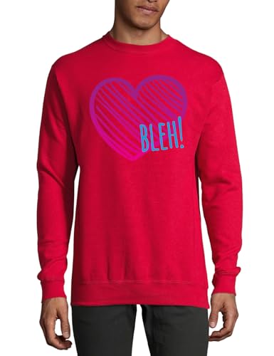 Pull en coton rouge Hipster Pink Purple Heart vêtement mode streetwear avec slogan original