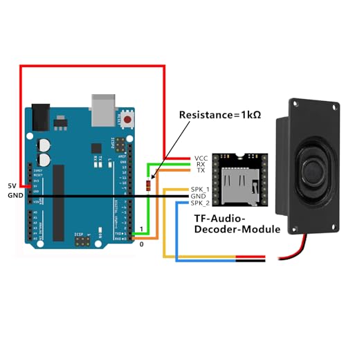 Altavoces de 8 ohmios y 3W con conector de 2.54 mm para proyectos DIY 4
