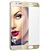 Produktbild mtb more energy® Gewölbtes 3D Schutzglas für Samsung Galaxy J7 2017 (SM-J730, 5.5'') - Gold - 9H - 2.5D - Curved Full Display Glasfolie