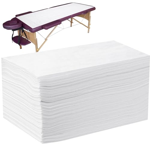 Drap de lit jetable haut de gamme en tissu non tissé de 180 x 80 cm pour hôtel