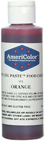 Americolor Soft Gel Paste Food Color, 4.5-Ounce, Orange