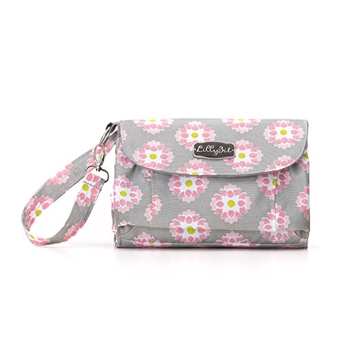DEMDACO Lillybit Bolsa para Pañales Floral miniatura 2
