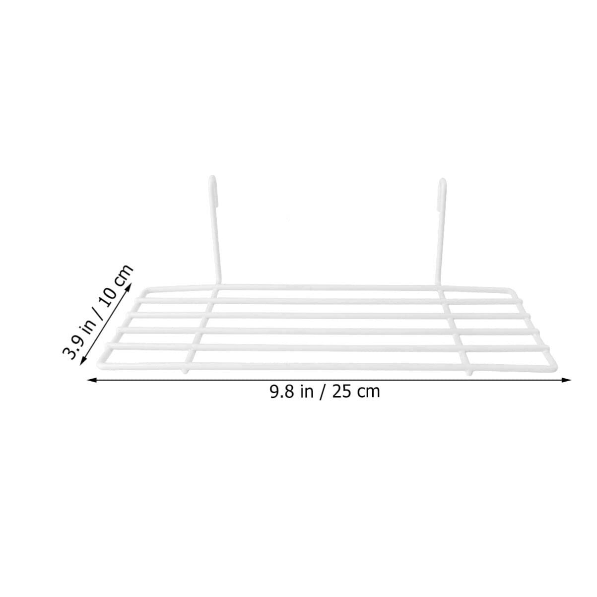 POPETPOP Pink Decor Black Shelf Grid Wall Shelf, Hanging Frame Shelf, Bird Perch for Pet Parrot Bird Perching Home Decor Black Decor Metal Shelves