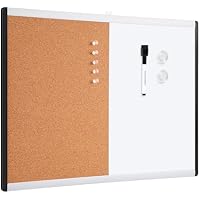 Amazon Basics Rectangular Pizarra magnética de borrado en seco y