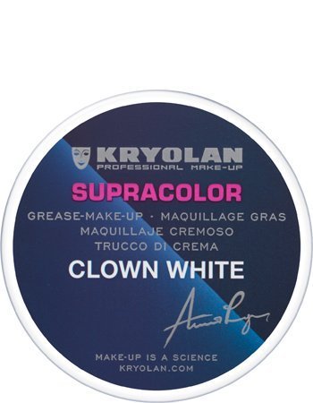 Kryolan 1082 Supracolor 2.5oz/80g (CLOWN WHITE)