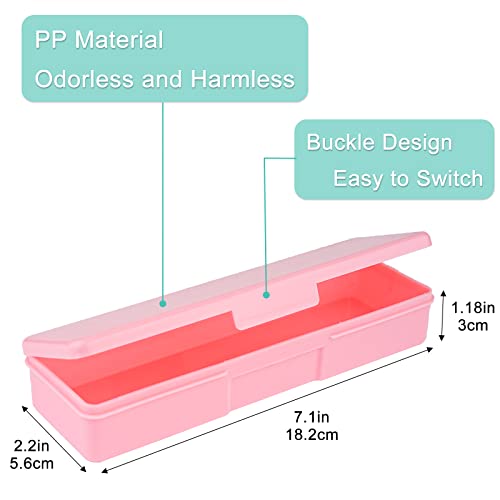 Image of 4PCS Plastic Storage Personal Box for Nail, Nail Implement Box (multicolor)