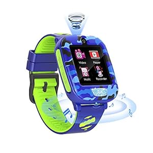 Fitonme Kinderen Smartwatch Telefoon, Kinderen Horloge Telefoon met SOS Muziekspel Videogesprek 2camera 6spel slim…