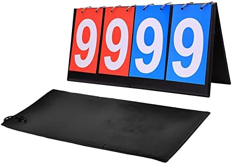 BLUECELL 4-Digital Portable Table Top Sports Volleyball Basketball Table Tennis Scoreboards