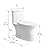 DeerValley DV-1F52676 Horizon White Ceramic Modern Dual Flush Standard One Piece Toilet With Soft Close and Quick Release Toilet Seat
