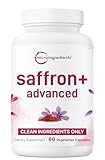Micro Ingredients Saffron+ Advanced Supplements, 60 Veggie Capsules – 10-in-1 with Saffron Extract, High Absorption Fat-Soluble Vitamin C, Magnesium, Turmeric & KSM-66 Ashwagandha – Filler Free