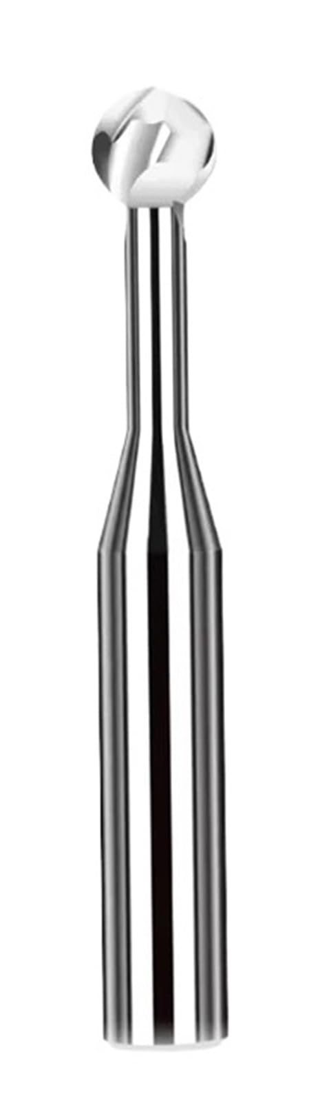 Fresa de punta esférica tipo piruleta acero tungsteno, fresa extremo carburo redondeada en T, herramientas for mecanizado metales carpintería(Coated,R9xD18x75L)