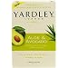 Yardley London Aloe and Avocado Naturally Moisturizing Bath Bar 4.0 oz (Pack of 3).