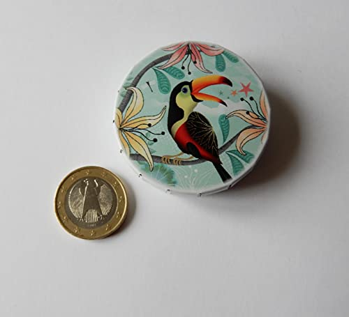 Boite clic-clac Toucan boite métal à pilules bonbons création Française – vue 6