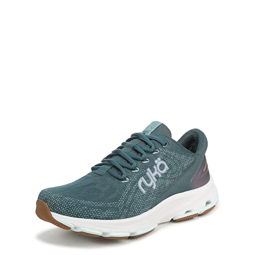 Ryka Women's Devotion X Walking Shoes Dark Sea Green Mesh Fabric 9 M