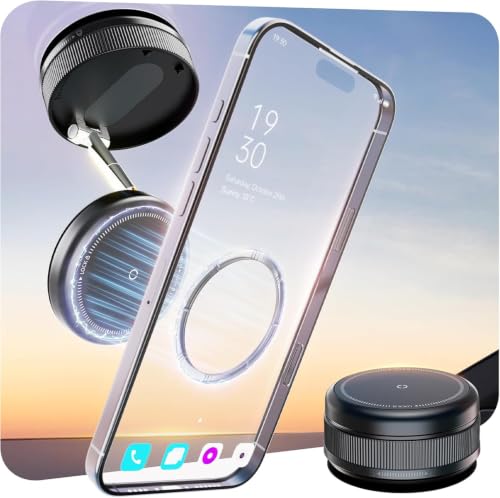 Image of 2026 Upgraded 360 Vacuum Magnetic Car Phone Holder for Magsafe [96+LBS Strongest Suction & 2800gf Strongest Magnetic], Adjustable Car Phone Mount for Your Car /Gym /Mirror /Shower for iPhone & Android