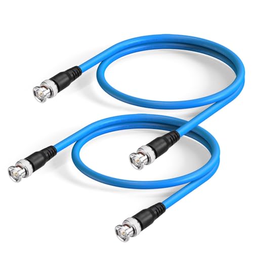 Image of Superbat SDI Cable BNC Cable 3G /6G /12G HD-SDI Cable (Belden 1694A,2ft Supports HD-SDI /3G-SDI /4K /8K Camera SDI Video Cable Precision Video Cable (2Pcs)