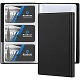 [MaxGear] 名刺ホルダー 240枚 名刺ファイル 名刺入れ 収納 大容量 名刺フォルダー クレジットカードケース ビジネス用 分類管理 シンプル おしゃれ 男女兼用 ブラック