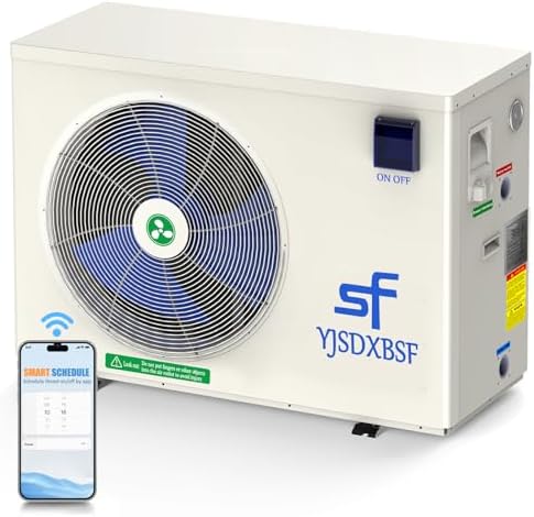 Electric Pool Heater for 10000 Gallon Pool - Which One Will Surprise You? 7 9000 Gallon Electric Pool Heater, Suitable for Above Ground Pool Heaters, 40,000 BTU Pool Heat Pump, Supports APP Timer, Dual-Mode Heating and Cooling Pool Heater, 220V-240V