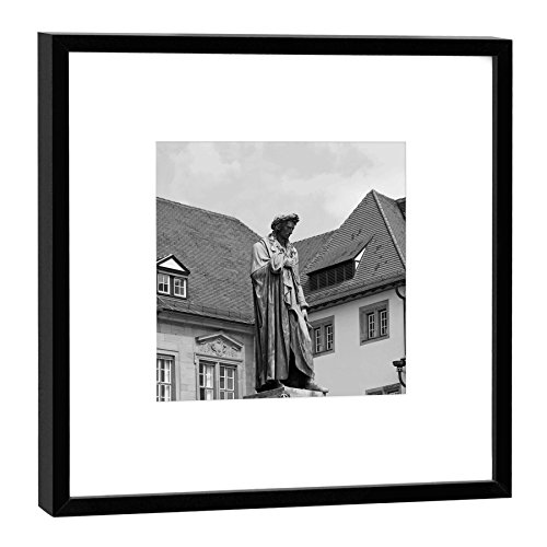 Photographie Monument Schiller Stuttgart COGNOSCO - Cadre bois noir 52x52cm