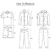 Traje de 3 Piezas con Chaqueta, Chaleco y Pantalones, Hombre,Slim Fit, Ajuste...