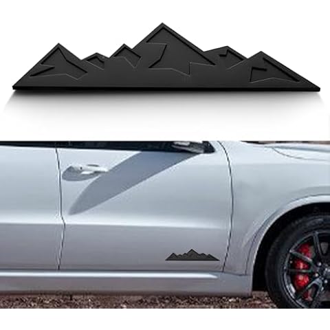 OUESAAS Snow Mountain Emblem for Vehicles Cover