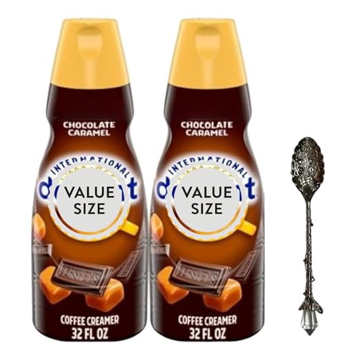 Chocolate Caramel Liquid Coffee Creamer.- Two (2) 32 fl oz