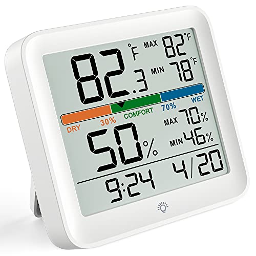NOKLEAD Hygrometer Indoor Thermometer Digital Thermo-Hygrometer T...