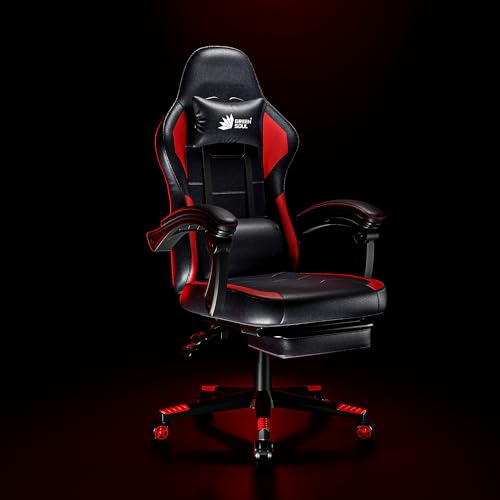 Green Soul Blade Ergonomic Gaming Chair Black Red - Image 2