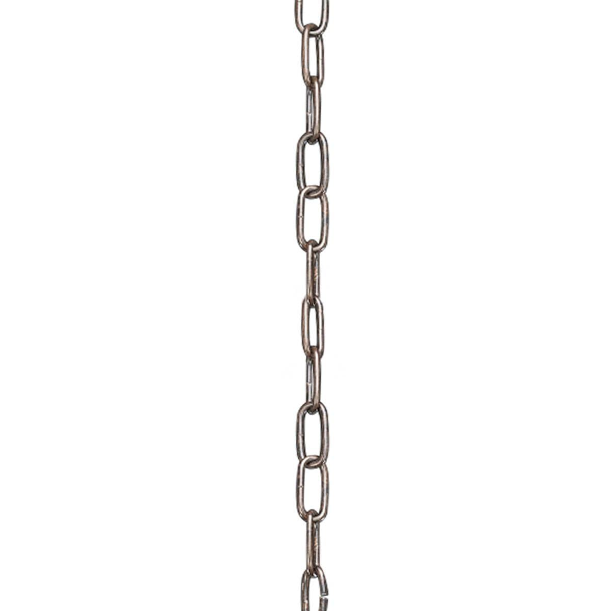 Progress Lighting Accessory Chain - 10' of 9 Gauge Chain, Indoor &amp; Outdoor, P8757-77, Forged Bronze