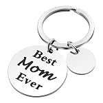 Mothers Day Gifts Mom Gifts from Son for Birthday Ill Always Be Your Little Boy You Will Always Be My World Best Mom Ever Keychain for Valentines Day Christmas Stocking Stuffers