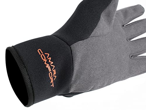 Seac Amara Comfort, 1.5 Mm Neoprene Diving Gloves For Scuba Diving And Freediving, Black, Medium #TOP4