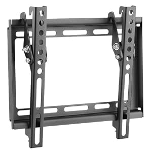 LogiLink BP0035 TV-Halterung Wandmontage 58, 4-106, 7 cm (23-42 Zoll) mit Ablage schwarz
