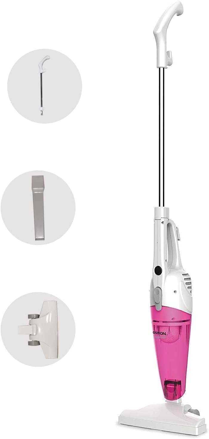 OSMON -OS 800BL - Upright 800Watts Vacuum Cleaner, 2-in-1, Handheld & Stick for Home and Office Use