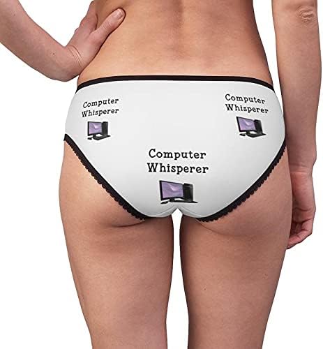 Computer Whisperer Panties, Computer Whisperer Underwear, Briefs, Cotton Briefs, Funny Underwear, Panties For Women