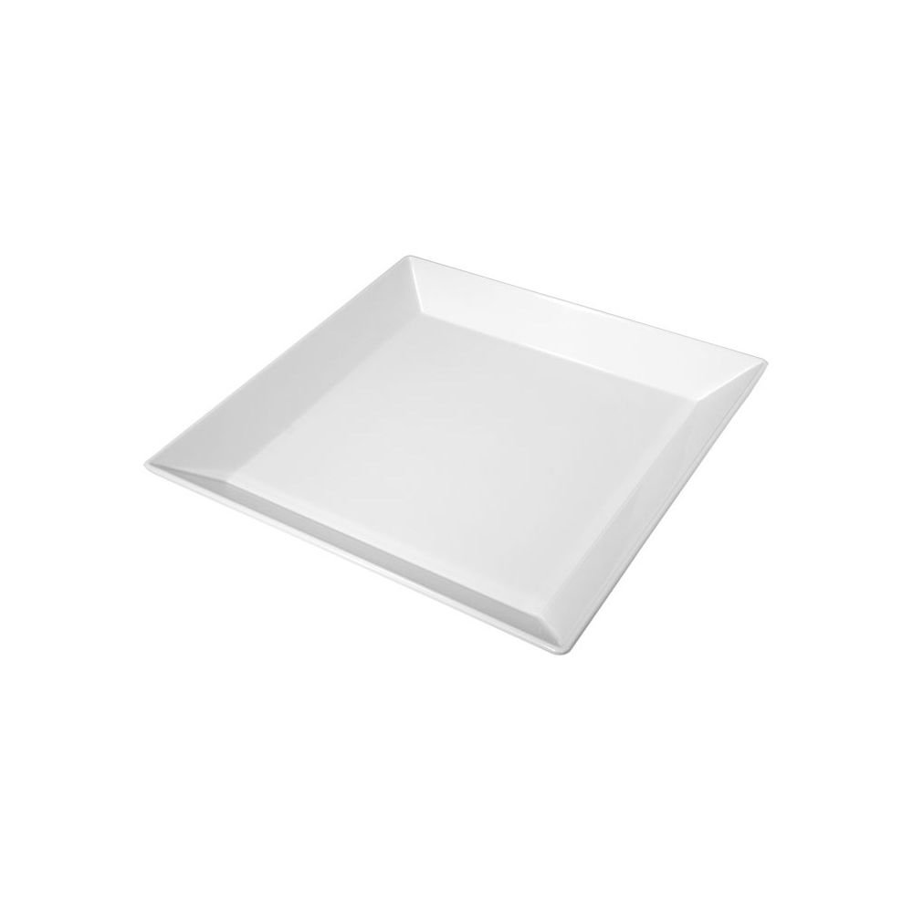 Large Melamine Square Platter by CAL-MIL – Large, Melamine, White, Pack of 3, Model SR252