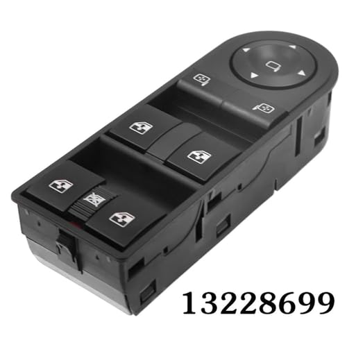 Interrupteur lève-vitre électrique 13228699 avec commande principale - 2