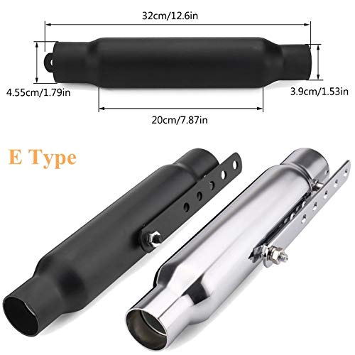 HKMB Tubo di Scarico Universale per Moto Marmitta